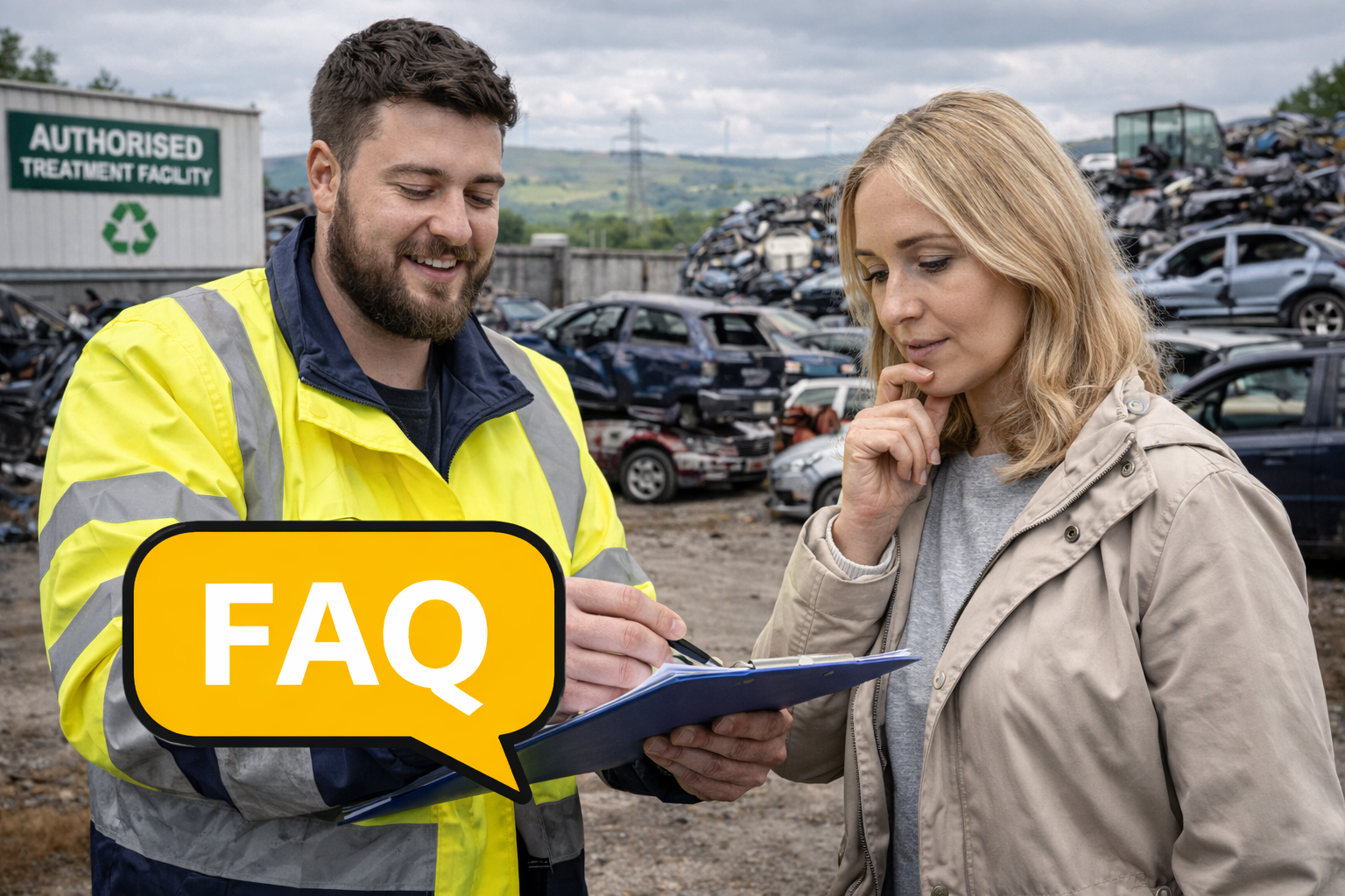 Scrap car FAQs and advice in Burnley
